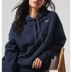 ALO Yoga Deep Blue Women's Hoodie